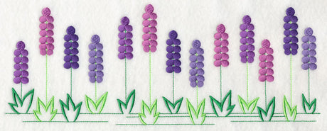 Country Charm Border - Lavender