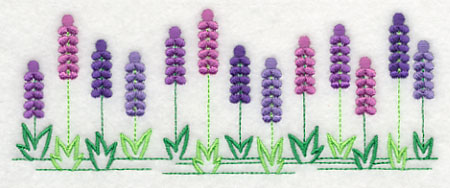 Country Charm Border - Lavender