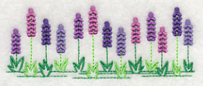 Country Charm Border - Lavender