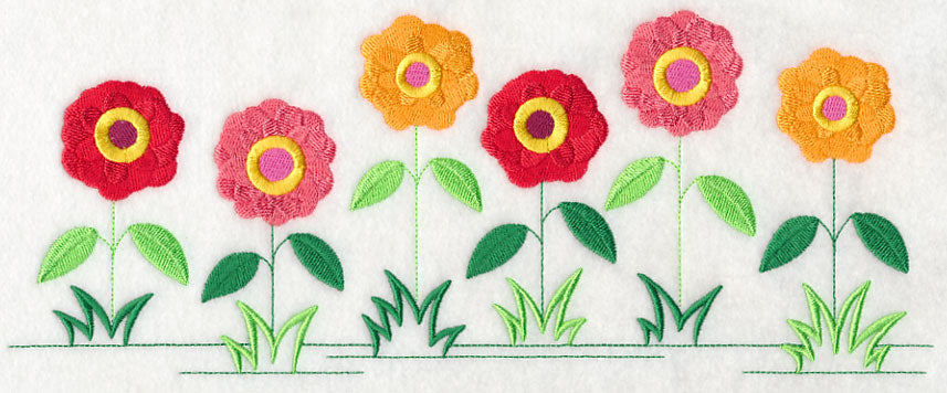 Country Charm Border - Zinnia