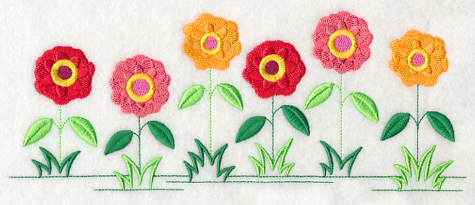 Country Charm Border - Zinnia