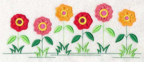 Country Charm Border - Zinnia