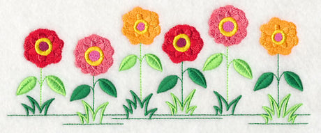 Country Charm Border - Zinnia