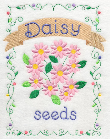 Country Charm Seed Packet - Daisy