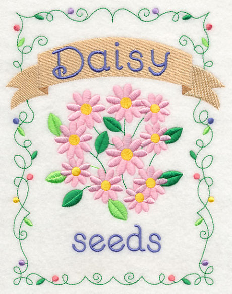 Country Charm Seed Packet - Daisy