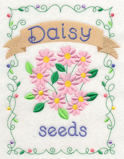 Country Charm Seed Packet - Daisy