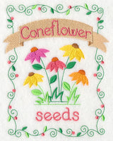 Country Charm Seed Packet - Coneflower
