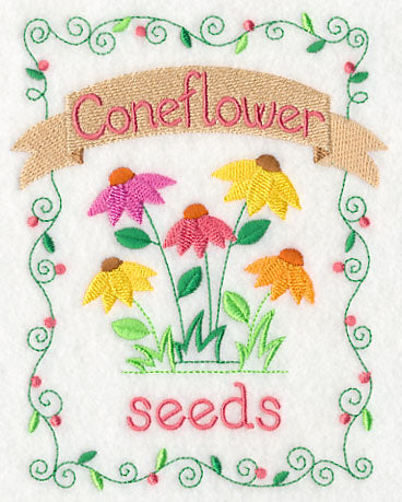 Country Charm Seed Packet - Coneflower