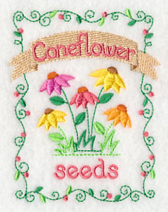 Country Charm Seed Packet - Coneflower
