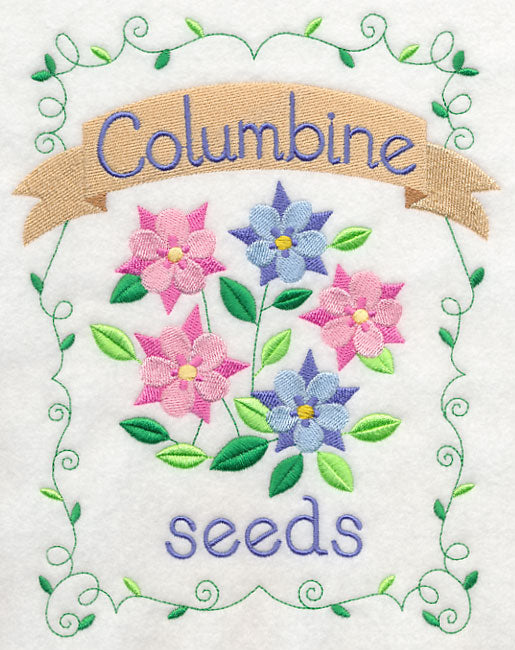 Country Charm Seed Packet - Columbine