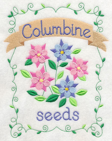 Country Charm Seed Packet - Columbine