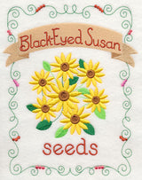 Country Charm Seed Packet - Black-eyed Susan