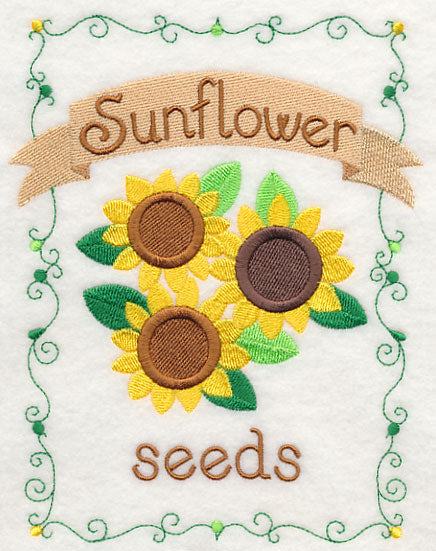 Country Charm Seed Packet - Sunflower