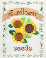 Country Charm Seed Packet - Sunflower