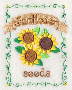 Country Charm Seed Packet - Sunflower