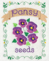 Country Charm Seed Packet - Pansy