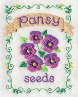 Country Charm Seed Packet - Pansy