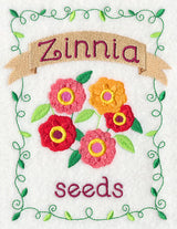 Country Charm Seed Packet - Zinnia