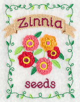 Country Charm Seed Packet - Zinnia