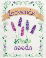 Country Charm Seed Packet - Lavender