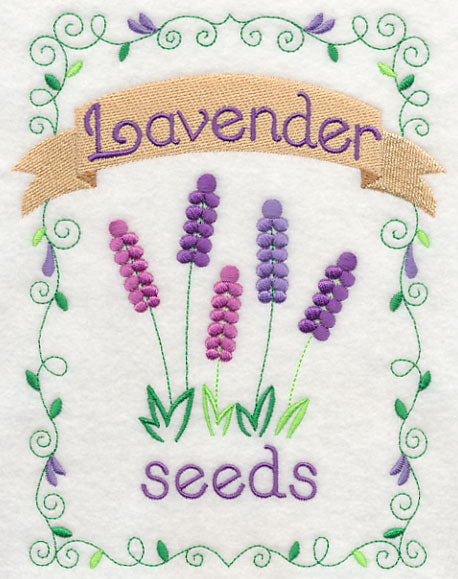 Country Charm Seed Packet - Lavender