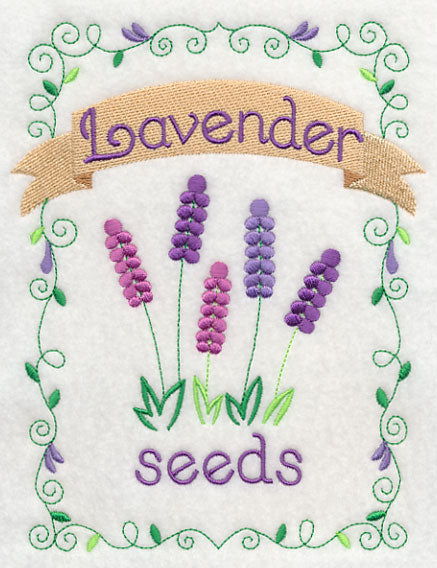 Country Charm Seed Packet - Lavender