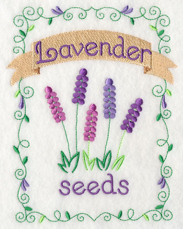 Country Charm Seed Packet - Lavender