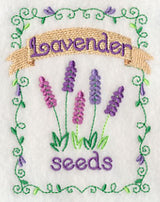 Country Charm Seed Packet - Lavender