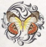 Scarlet Jezebel with Baroque Background