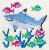 Blacktip Reef Shark and Reef Fish