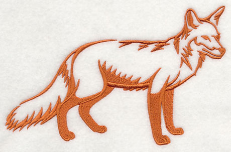 Woodland Fox Silhouette 1