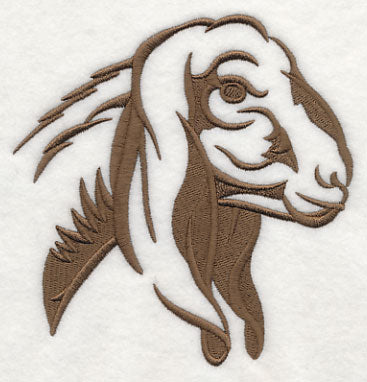 Nubian Goat Silhouette 2