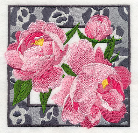 Pretty Peonies Square