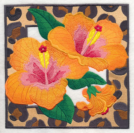 Heavenly Hibiscus Square