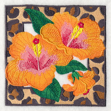 Heavenly Hibiscus Square