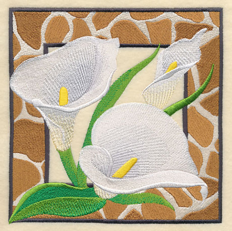 Charming Calla Lilies Square