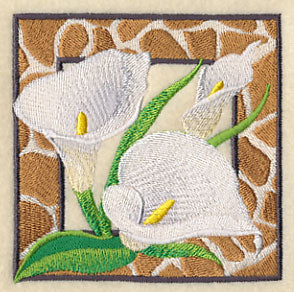 Charming Calla Lilies Square