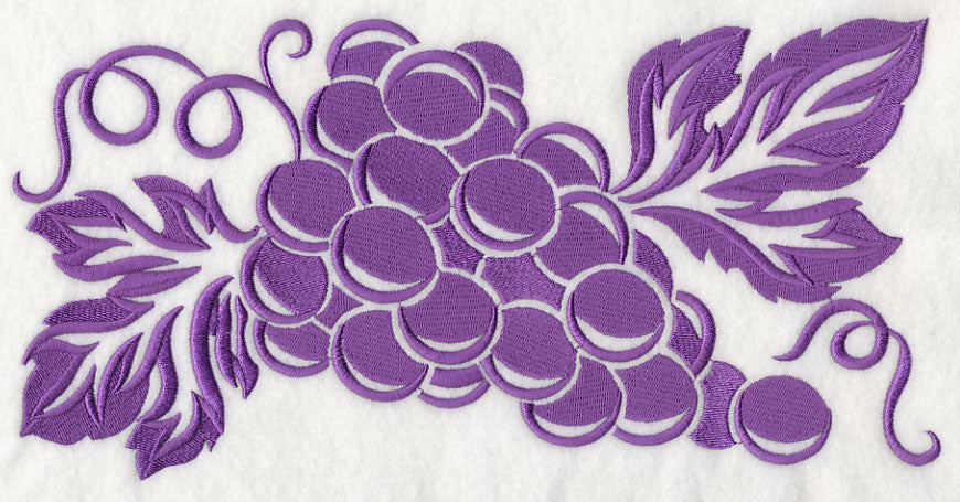 Simply Grapes Rectangle