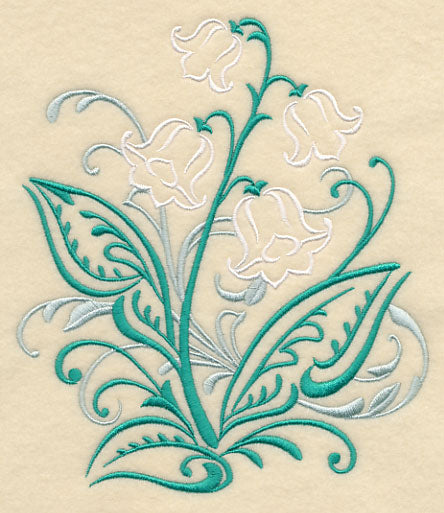 Lily of the Valley Filigree – Embroidery Library