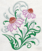Purple Coneflower Filigree