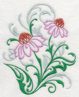 Purple Coneflower Filigree