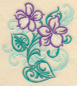 Violet Filigree