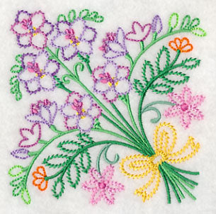 Spring Flower Bouquet (Vintage)