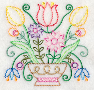 Ballet of Blooms (Vintage)