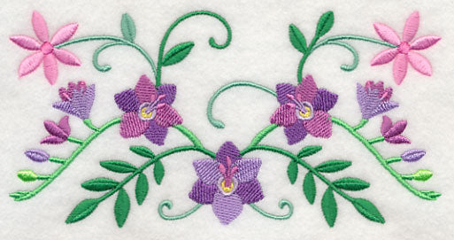 Spring Flower Bouquet Border