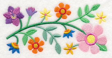 Spring Petal Potpourri Border