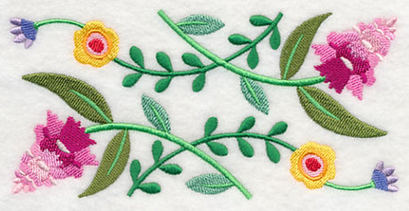 Floral Fantasy Border
