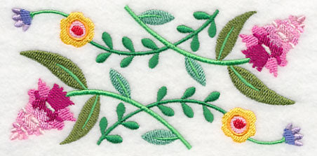 Floral Fantasy Border