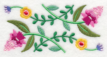 Floral Fantasy Border