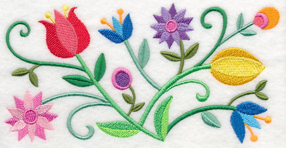 Ballet of Blooms Border